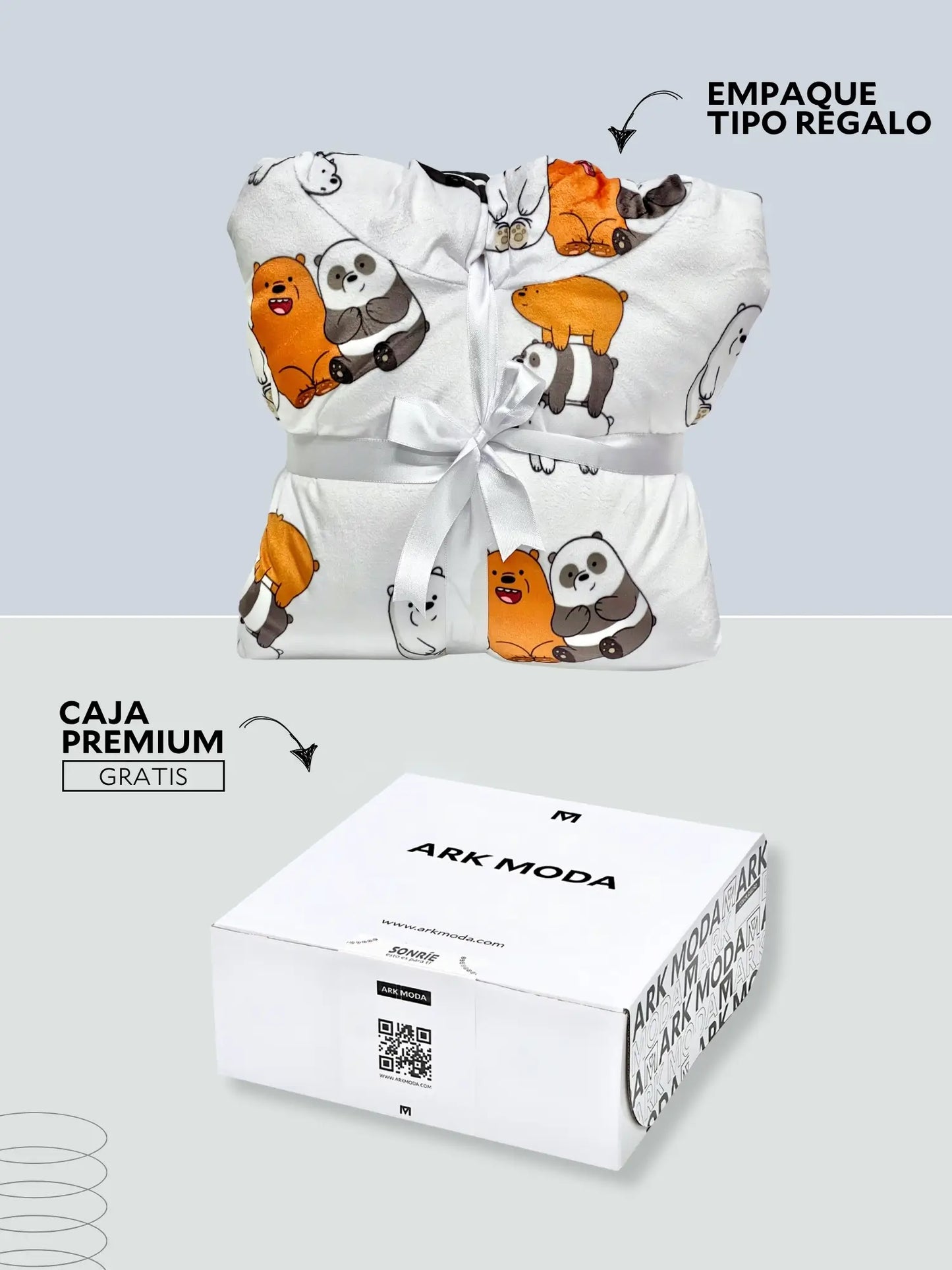 Buzo Gigante Osos Escandalosos Blanco