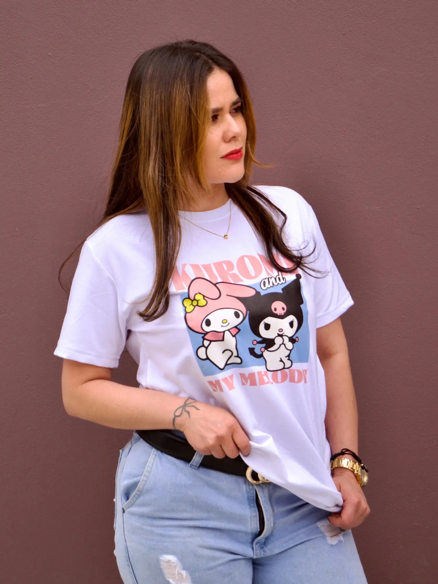 Camiseta Kuromi Blanco