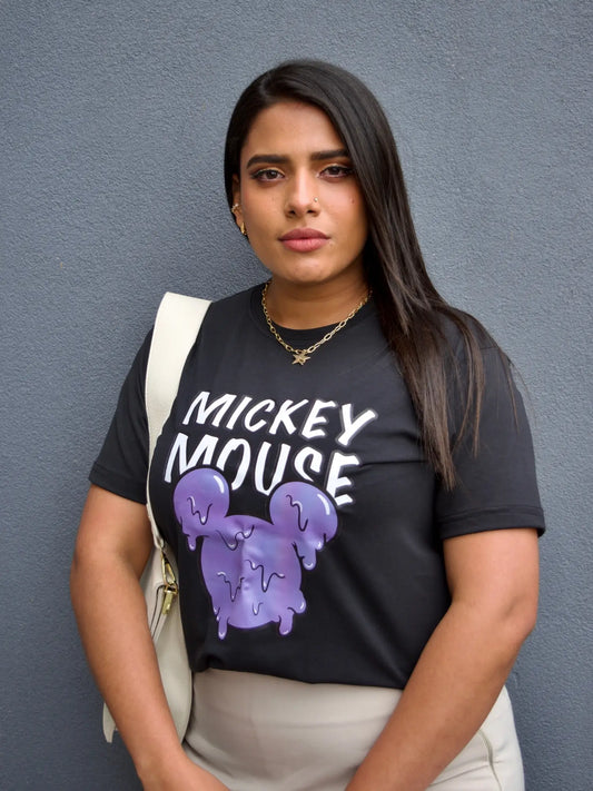 Camiseta Mickey Black