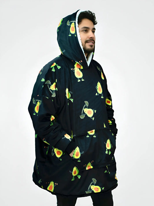 Buzo Gigante Aguacates Negro