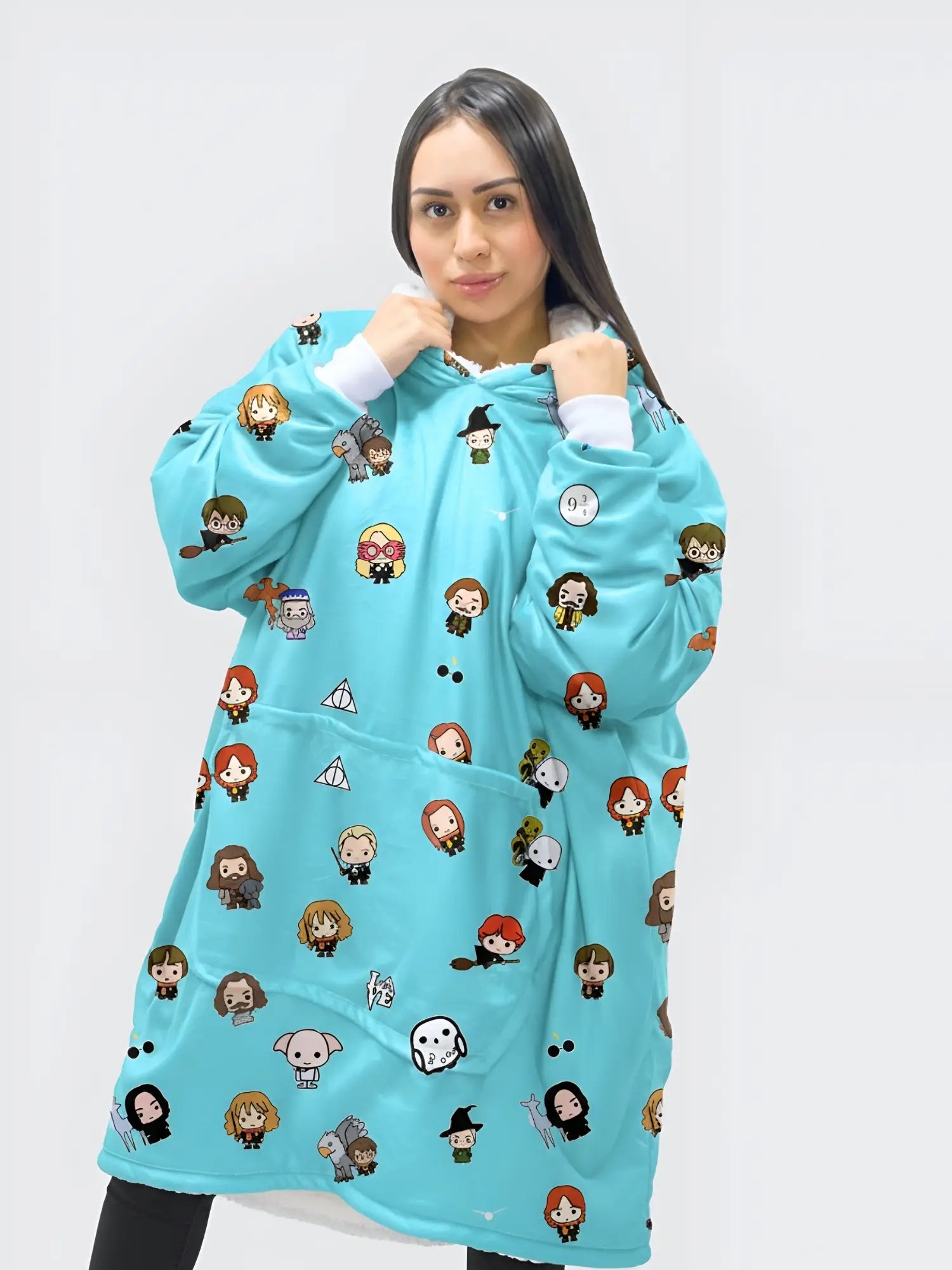 Buzo Gigante Harry Potter Azul