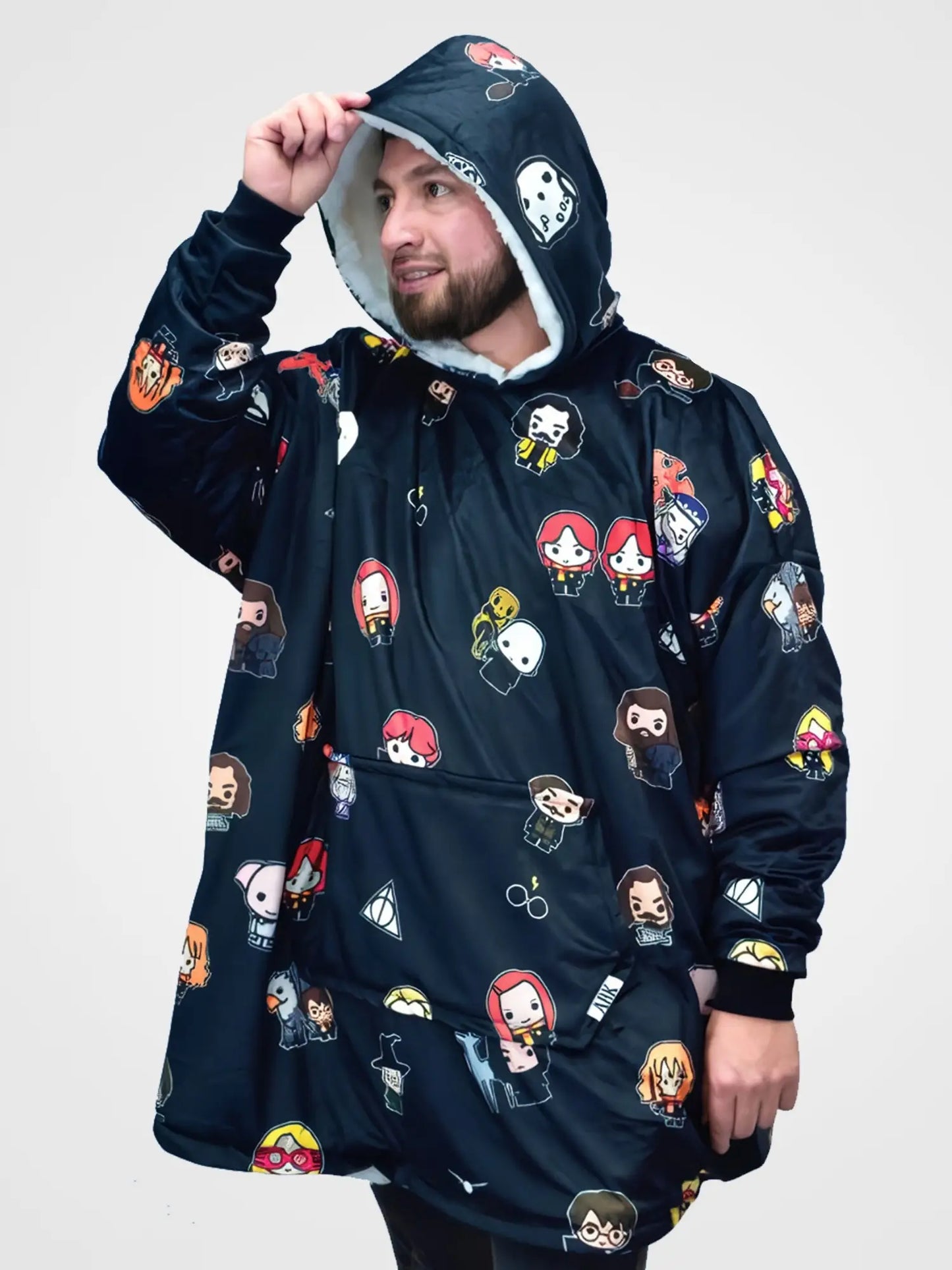 Buzo Gigante Harry Potter Negro