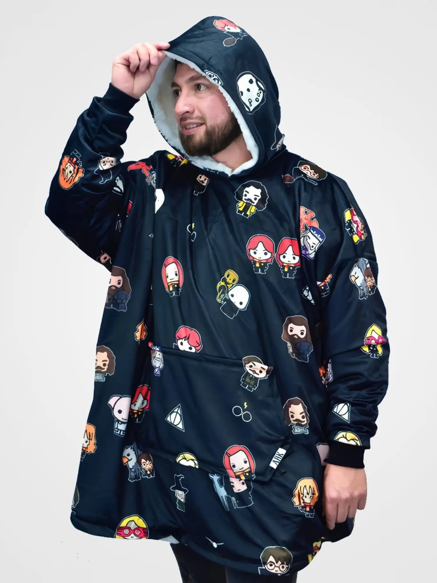 Buzo Gigante Harry Potter Negro