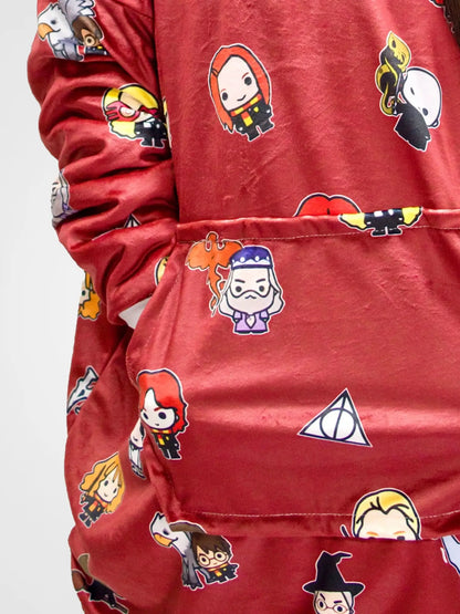 Buzo Gigante Harry Potter Vino Tinto