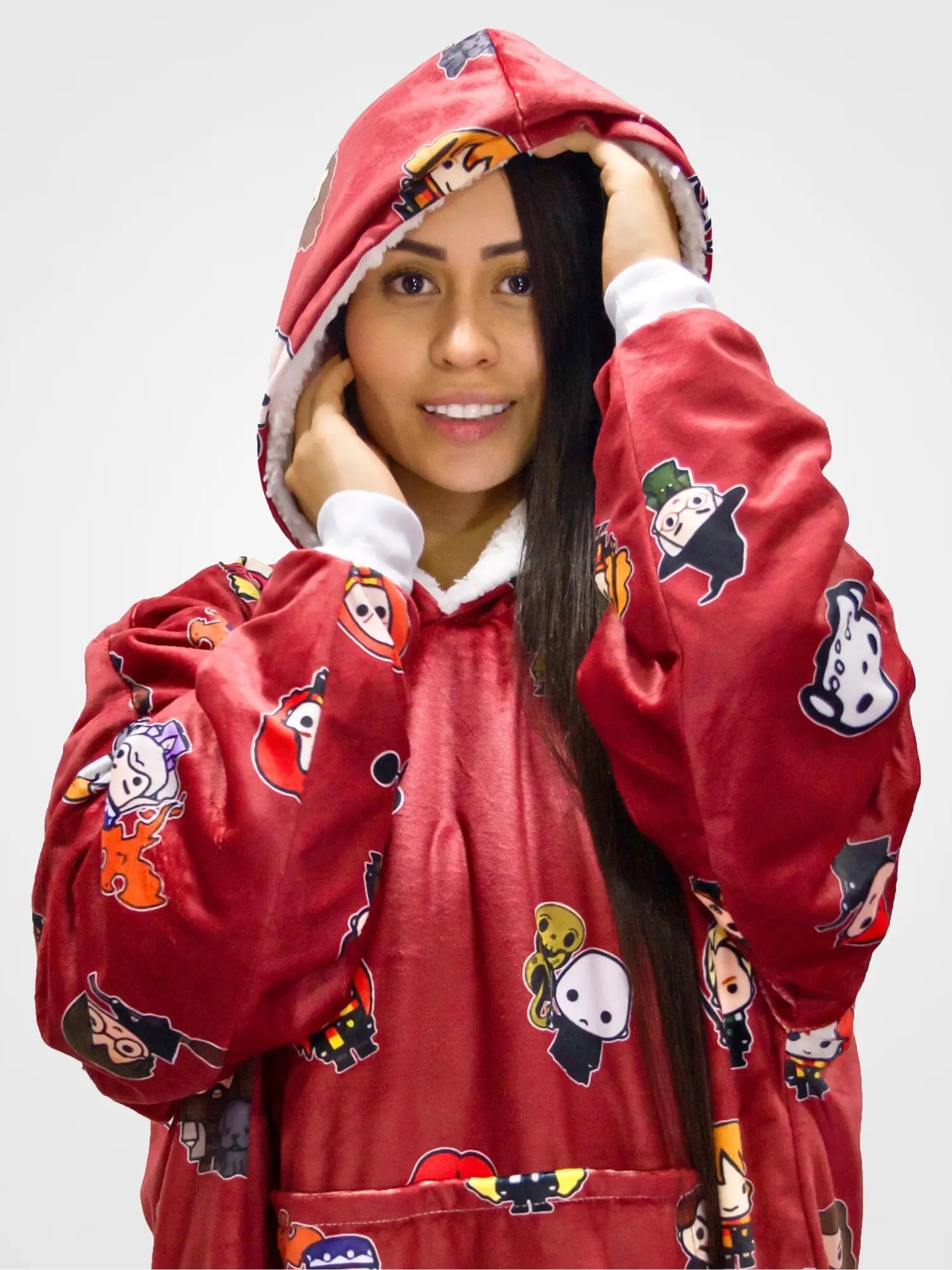 Buzo Gigante Harry Potter Vino Tinto