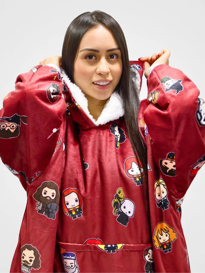 Buzo Gigante Harry Potter Vino Tinto