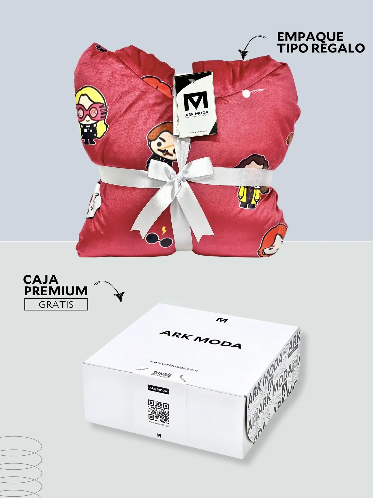 Buzo Gigante Harry Potter Vino Tinto