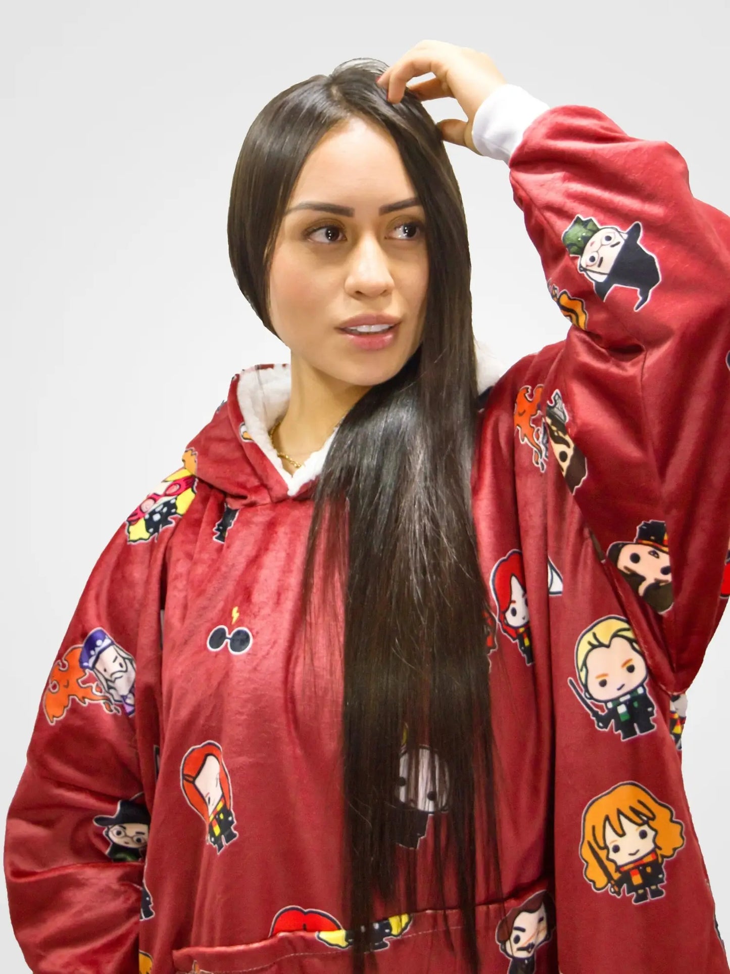 Buzo Gigante Harry Potter Vino Tinto