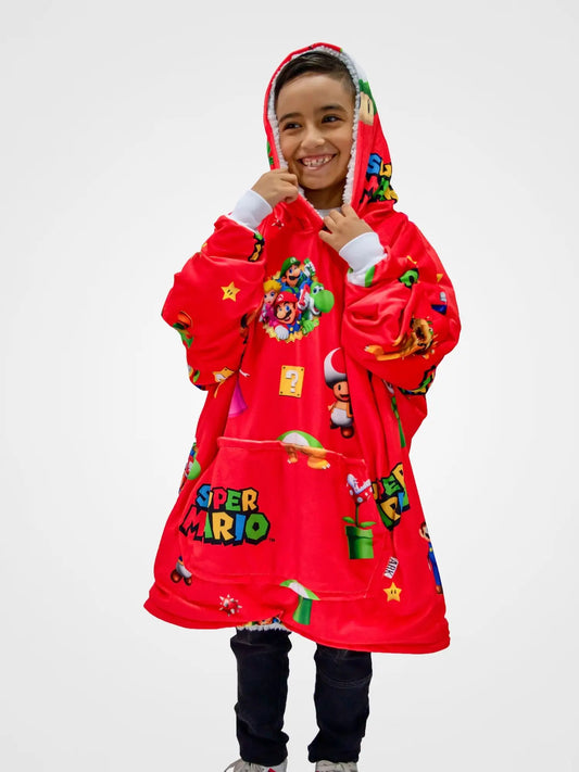 Buzo Gigante Kids Mario Bross