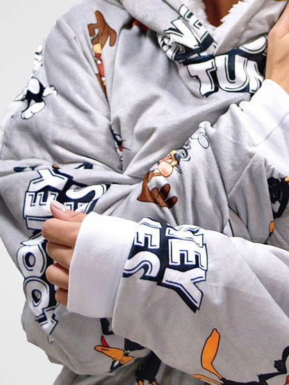 Buzo Gigante Looney Tunes Gris