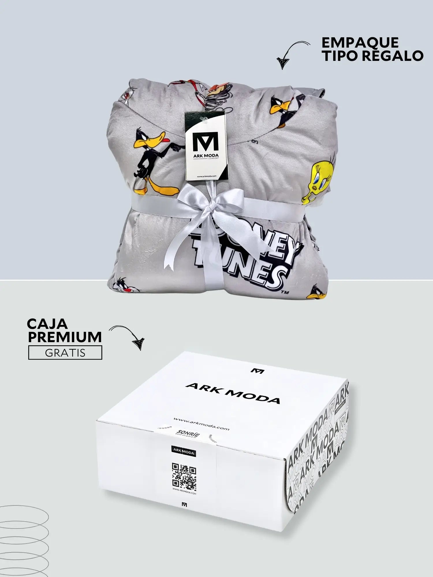 Buzo Gigante Looney Tunes Gris