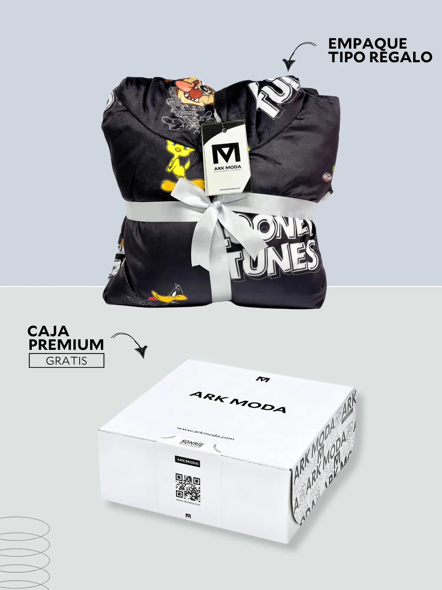 Buzo Gigante Looney Tunes Negro