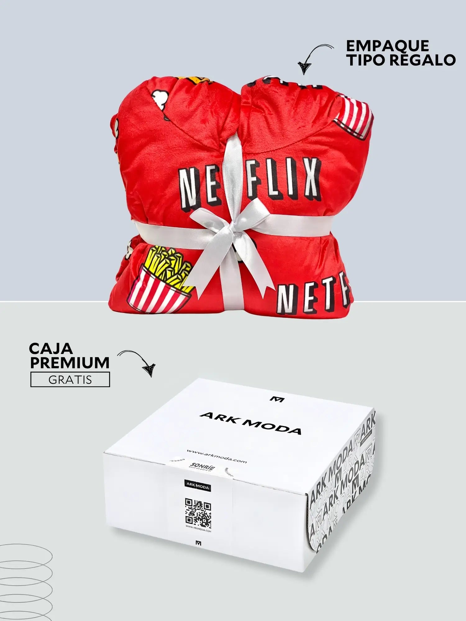 Buzo Gigante Netflix Rojo