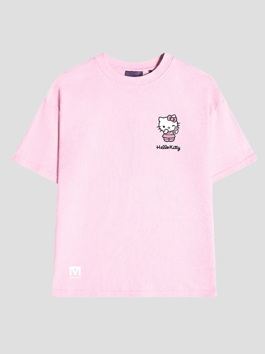 Camiseta Hello Kitty Rosa