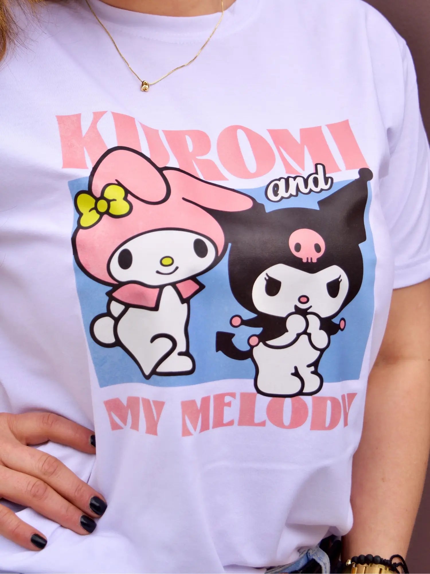 Camiseta Kuromi Blanco