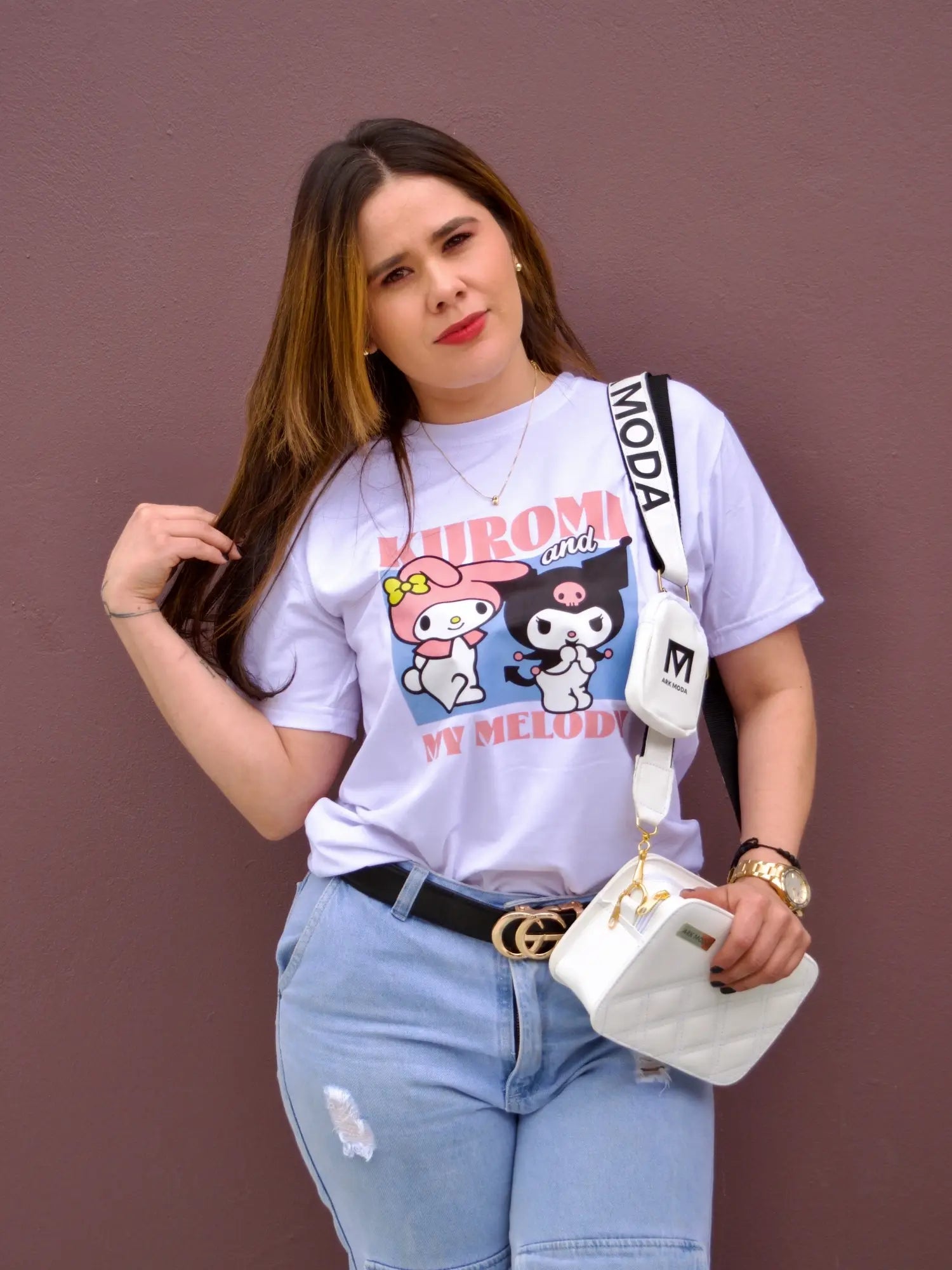 Camiseta Kuromi Blanco