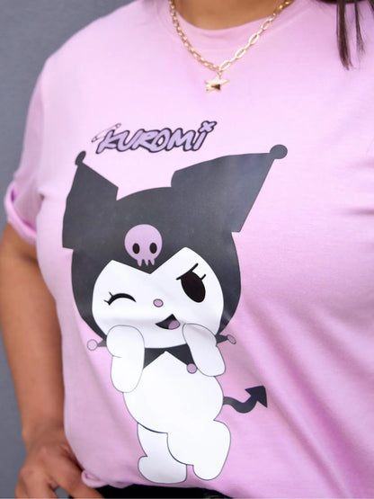 Camiseta Kuromi Lila