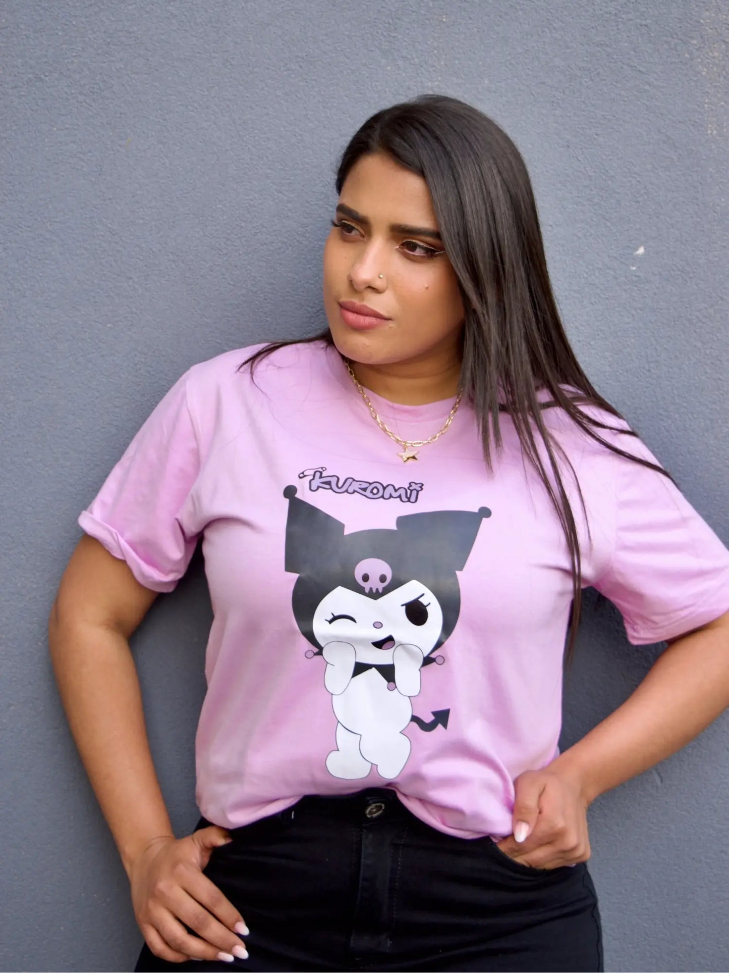 Camiseta Kuromi Lila