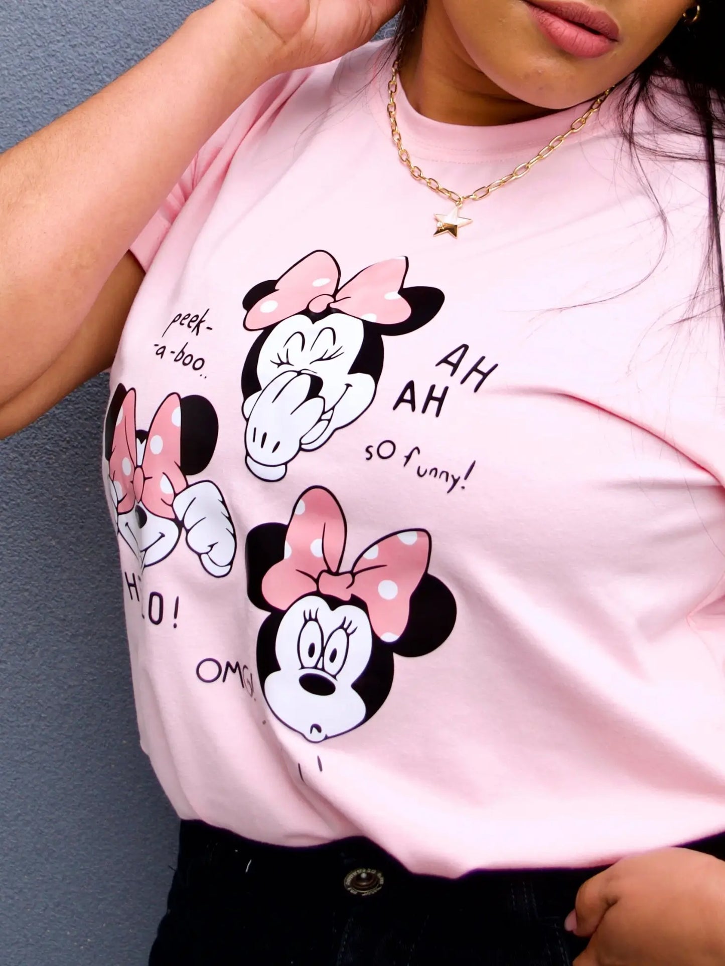 Camiseta Minnie Rosa