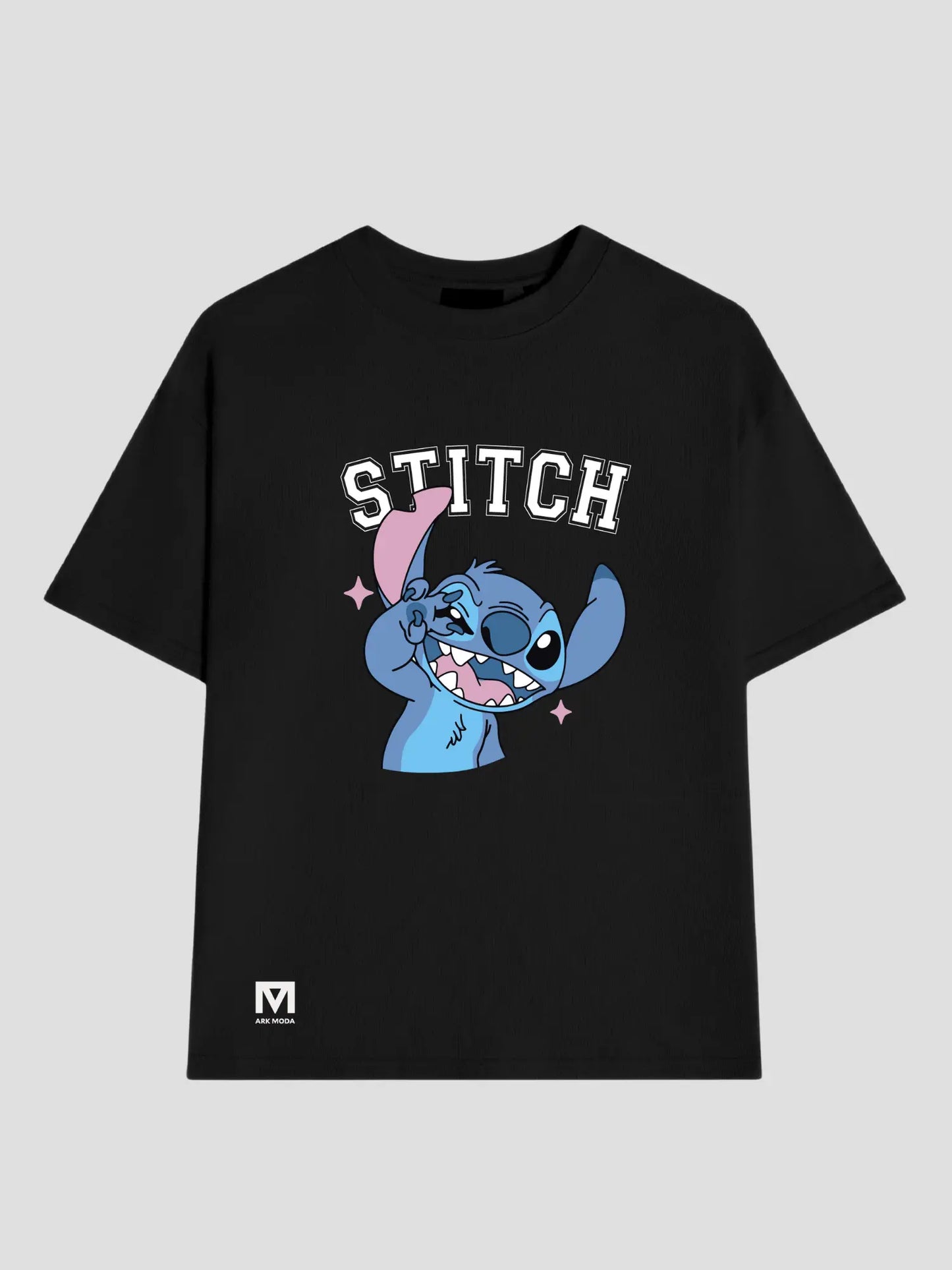 Camiseta Stitch Black