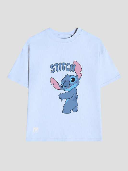 Camiseta Stitch Blue