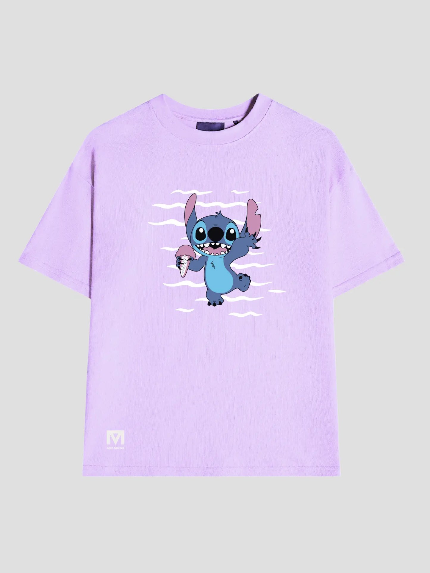 Camiseta Stitch Lila