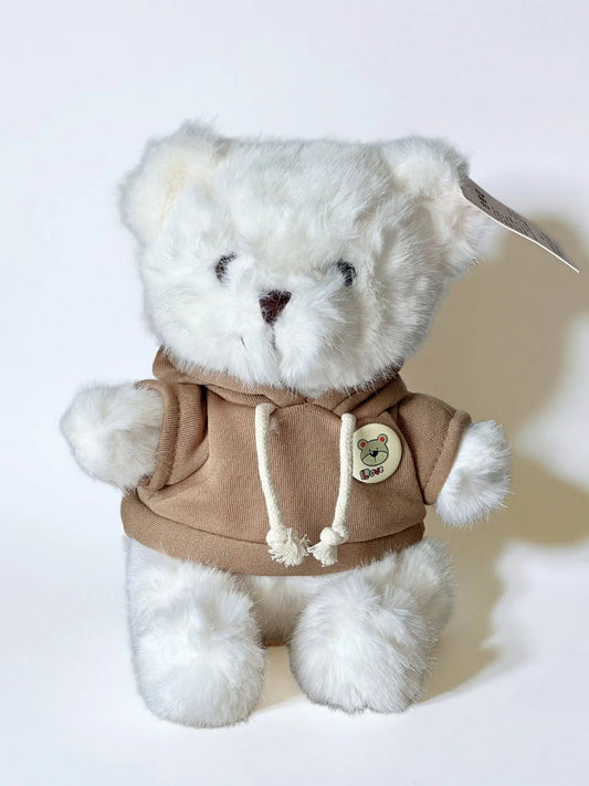 Peluche Oso Buzo Cafe 23 x 19Cm