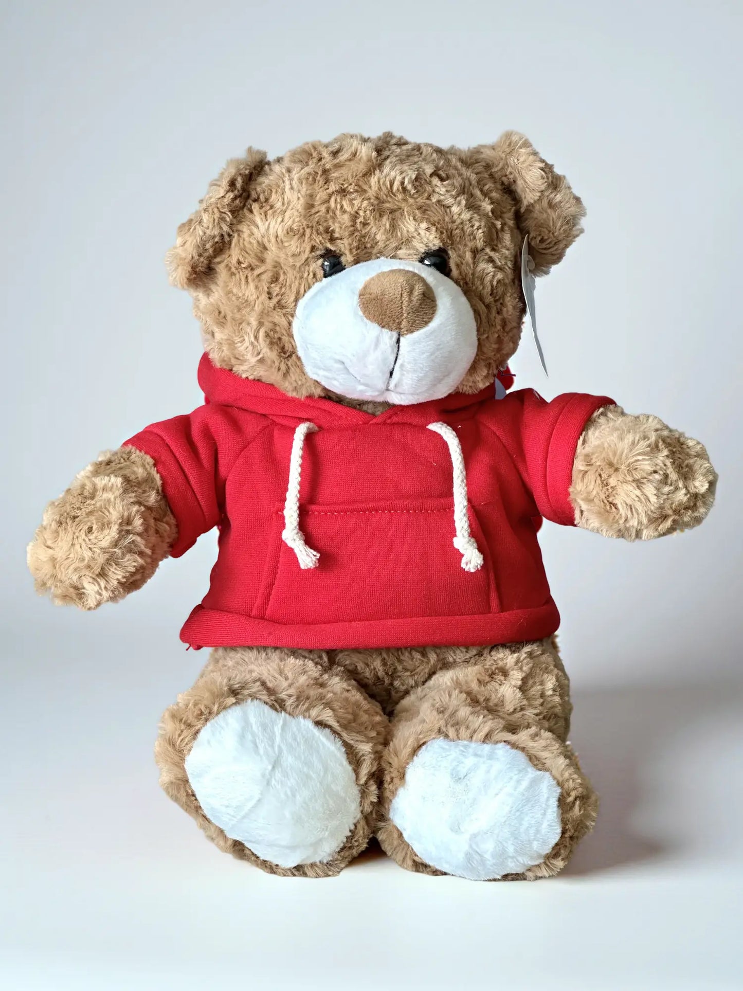 Peluche Oso Buzo Rojo 45 x 23Cm